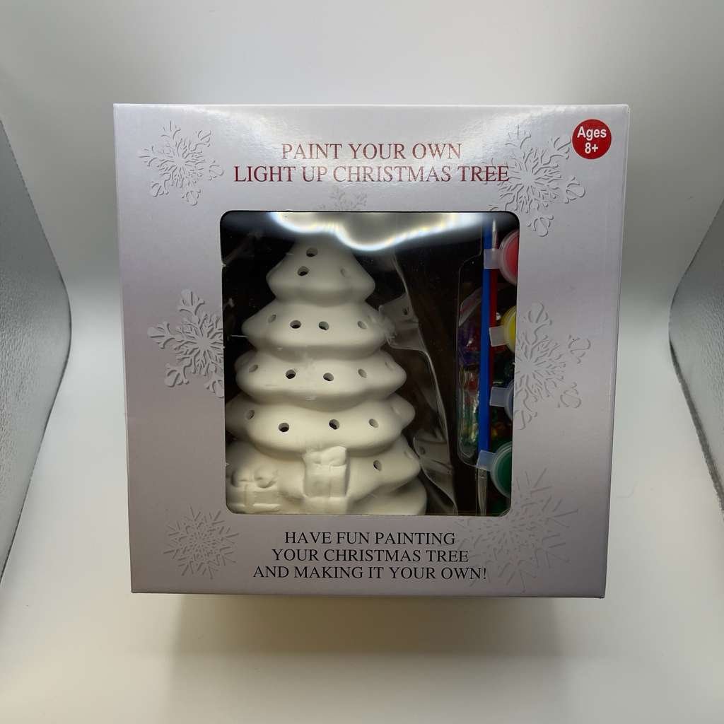 Paint Your Own Lighted Christmas Tree Kit